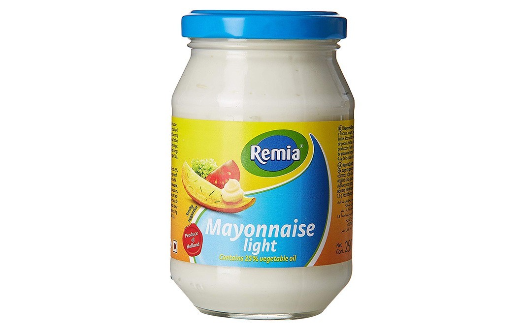 Remia Mayonnaise Light    Glass Jar  250 millilitre
